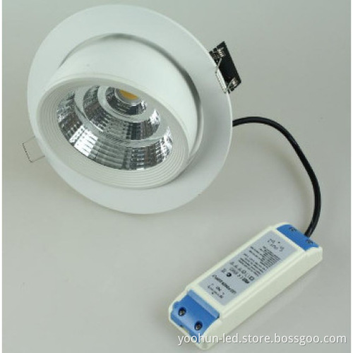 2014 TUV GS & SAA 10-30w high CRI cob rotatable downlight Gimbal